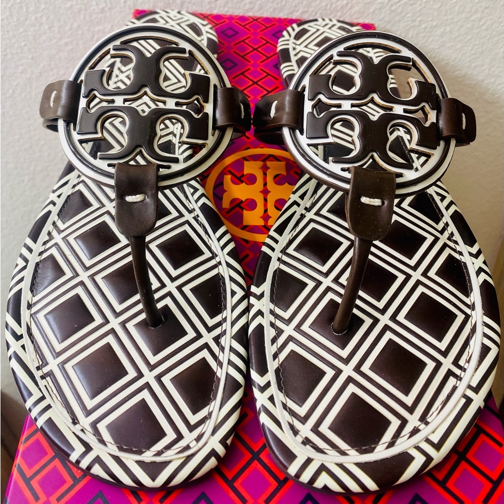 Tory Burch Miller Medallion Thong Sandals